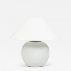 Chinese White Ginger Jar Lamp - 4419625