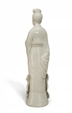 Chinese White Porcelain Woman - 4670333