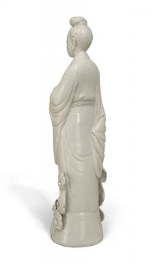 Chinese White Porcelain Woman - 4670335