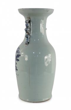 Chinese White and Blue Natural Design Porcelain Urn - 4200870