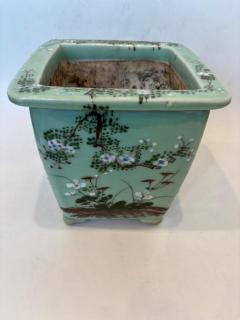 Chinese celadon square jardiniere - 4671209