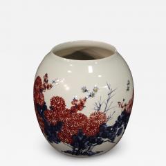 Chinese painted ceramic vase - 3940216