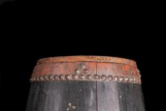 Chinese wooden Rice box with handpainted decoration - 4267572