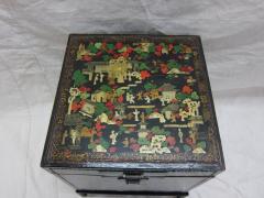 Chinoiserie Antique Painted Box Table - 3387777