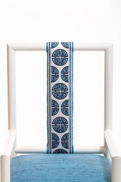 Chinoiserie Blue and White High Back Chair from the Miami Viceroy - 1976512