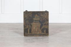 Chinoiserie Folding Iron Side Table - 2852217