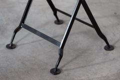 Chinoiserie Folding Iron Side Table - 2852219