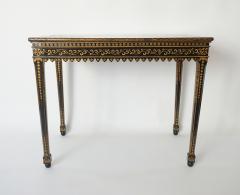 Chinoiserie Parcel Gilt Black Lacquer Table - 858279