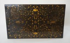 Chinoiserie Parcel Gilt Black Lacquer Table - 858281