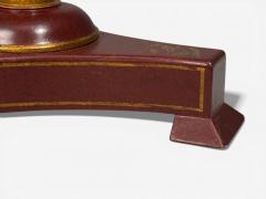 Chinoiserie Red Japanned Floor Lamp Wood Brass - 4505042