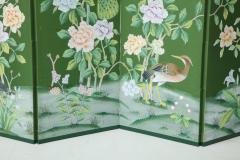 Chinoiserie Six Panel Hand Decorated Screen - 1176755