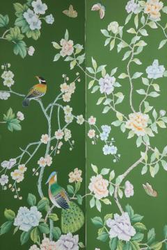 Chinoiserie Six Panel Hand Decorated Screen - 1176756