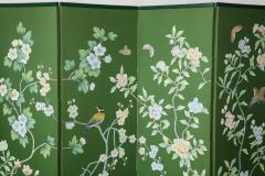 Chinoiserie Six Panel Hand Decorated Screen - 1176761