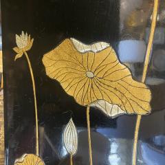 Chinoiseries Red Lacquered Bureau Abattant France XX century - 3815317