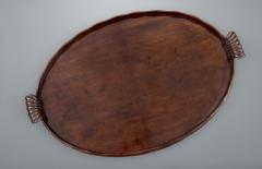 Chippendale Designed Mahogany Oval Tray of Excellent Proportions - 2484454