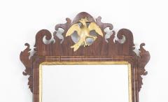 Chippendale Fretwork Mahogany Mirror with Gilt Phoenix - 2104488