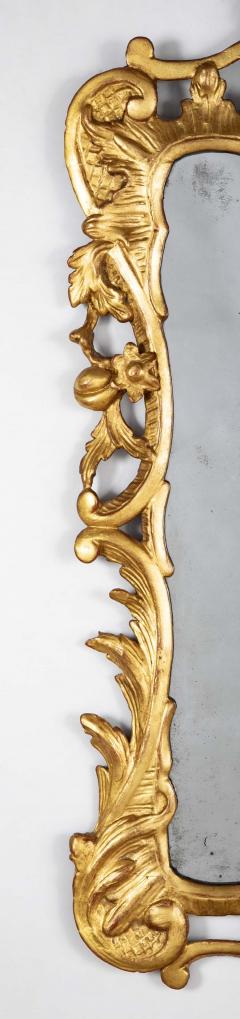 Chippendale Gilded Open Work Carved Wall Mirror - 4002601