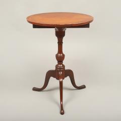 Chippendale Oval Top Candlestand with Sliding Drawer - 4104871