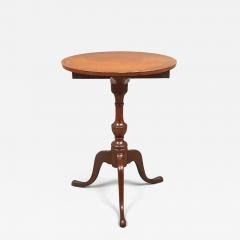 Chippendale Oval Top Candlestand with Sliding Drawer - 4105752