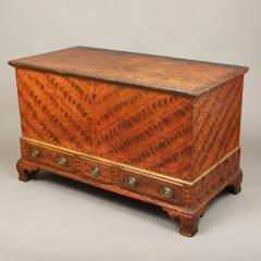 Chippendale Paint Decorated Blanket Chest - 4578641