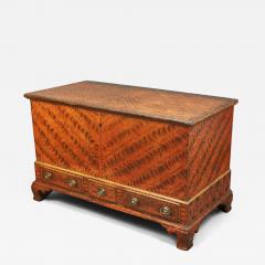 Chippendale Paint Decorated Blanket Chest - 4578644
