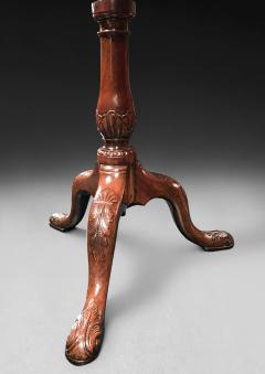 Chippendale Period Carved Mahogany Piecrust Tripod Table - 4314488