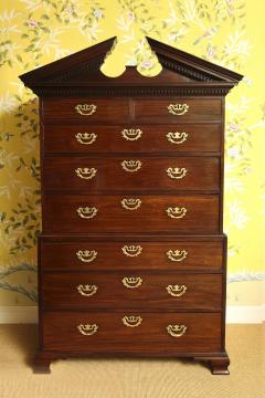 Chippendale Period Chest on Chest - 3936921