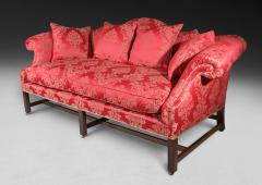 Chippendale Period Mahogany Triple Camel Back Settee - 4307444