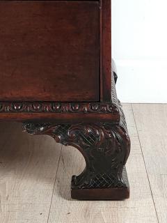 Chippendale Slant Front Secretary Bookcase in Mahogany England circa 1770 - 3416792