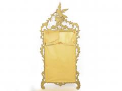 Chippendale Style Carved Giltwood Antique Pier Mirror 19th Century - 980237