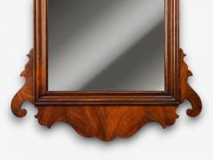 Chippendale Wall Mirror Mahogany Beveled Glass UK 20th c  - 4592497