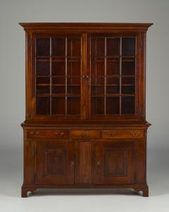 Chippendale Walnut Step Back Cupboard - 3078614