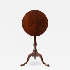 Chippendale mahogany circular tilt top candle stand - 1985782