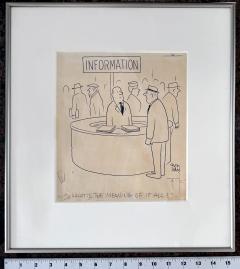 Chon Chauncey Addison Day What is the Meaning of it All New Yorker Cartoon - 4497952