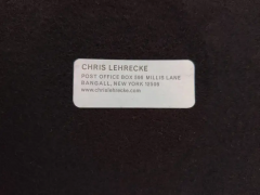 Chris Lehrecke Chris Lehrecke Ralph Pucci Stainless Steel Concave Pedestal Side Table or Stool - 2875440