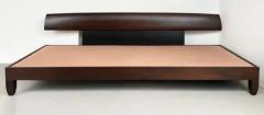 Chris Lehrecke Ralph Pucci Chris Lehrecke Armless Mahogany Sofa With Loose Cushions - 4002129