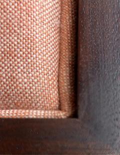 Chris Lehrecke Ralph Pucci Chris Lehrecke Armless Mahogany Sofa With Loose Cushions - 4002160