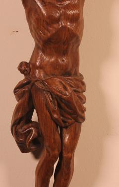 Christ 18 Century In Oak france - 2193257