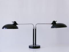 Christian Dell Rare Christian Dell Two Armed Bauhaus Desk Light 6660 for Kaiser Idell 1930s - 4057724