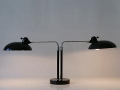 Christian Dell Rare Christian Dell Two Armed Bauhaus Desk Light 6660 for Kaiser Idell 1930s - 4057725