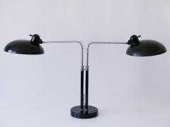 Christian Dell Rare Christian Dell Two Armed Bauhaus Desk Light 6660 for Kaiser Idell 1930s - 4057728