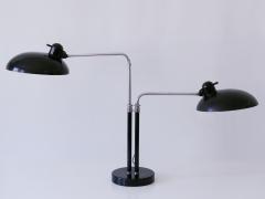 Christian Dell Rare Christian Dell Two Armed Bauhaus Desk Light 6660 for Kaiser Idell 1930s - 4057729