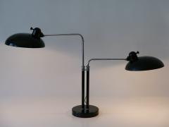 Christian Dell Rare Christian Dell Two Armed Bauhaus Desk Light 6660 for Kaiser Idell 1930s - 4057730