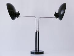 Christian Dell Rare Christian Dell Two Armed Bauhaus Desk Light 6660 for Kaiser Idell 1930s - 4057732