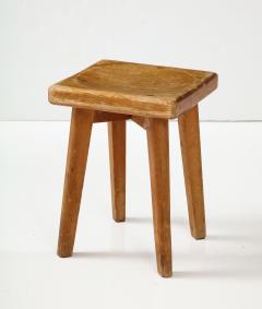 Christian Durupt Carved Pine Stool by Christian Durupt - 3088815