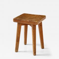 Christian Durupt Carved Pine Stool by Christian Durupt - 3090309