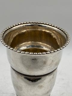 Christian Heise Danish Silver Hand Hammered Vase by C Heise - 3247501