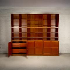 Christian Hvidt Modular Teak Bookshelves By Christian Hvidt for S borg M bler Denmark 1960s - 4211532
