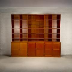 Christian Hvidt Modular Teak Bookshelves By Christian Hvidt for S borg M bler Denmark 1960s - 4211534