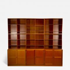 Christian Hvidt Modular Teak Bookshelves By Christian Hvidt for S borg M bler Denmark 1960s - 4214118